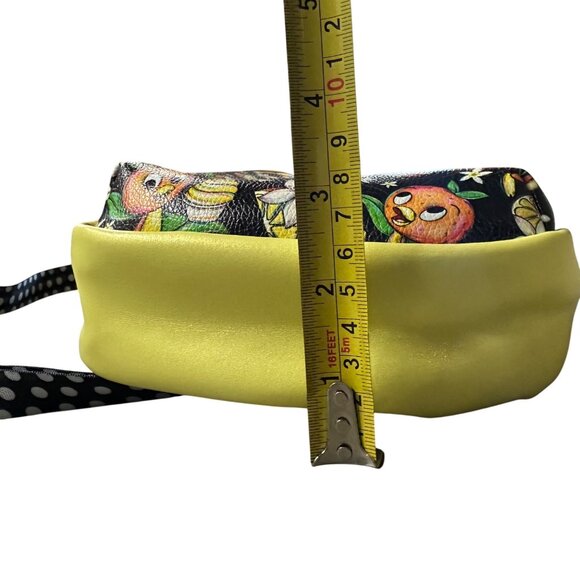Rosie Sling Purse Anthropomorphic Orange Black Yellow Adjustable Strap Kitschy - Picture 12 of 12